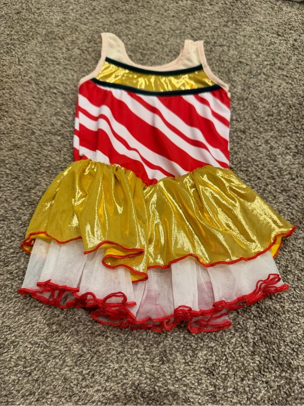 Only Little Once Holiday Dancer Skirted Leotard size 6/7